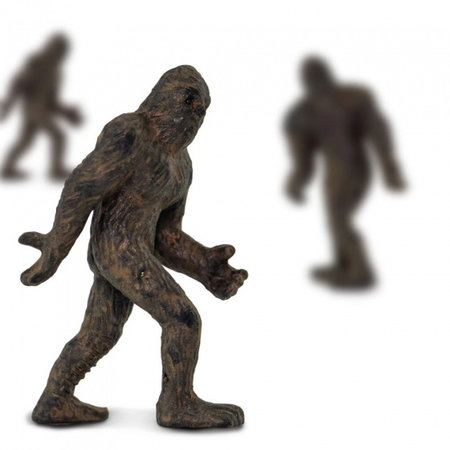 Safari mini-figuren BigFoot 2,5 cm rubber bruin 192 stuks