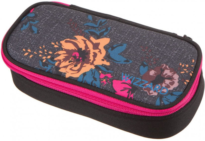 etui Wizzard meisjes 21 x 10 x 6 cm polyester zwart