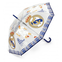 paraplu junior 58 cm wit/blauw/geel