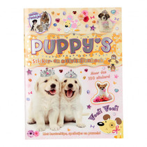 stickerboek Puppy's Dierenvriendjes papier