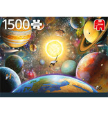 Jumbo legpuzzel Premium - Floating in Outer Space 1500 stukjes