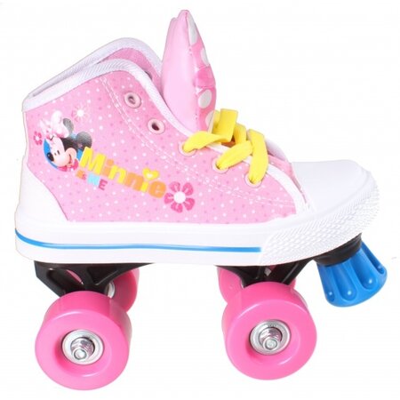 Disney rolschaatsen Minnie Mouse meisjes roze/wit