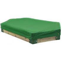 afdekhoes voor zandbak 210 cm polyester groen