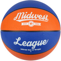 League Basketbal unisex blauw/oranje