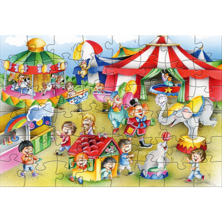 legpuzzel Beach & Circus junior 24/48 stukjes