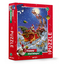 legpuzzel Santa junior karton 48 stukjes