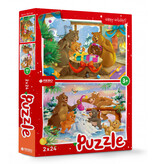 legpuzzel Christmas Bears junior 24/24 stukjes