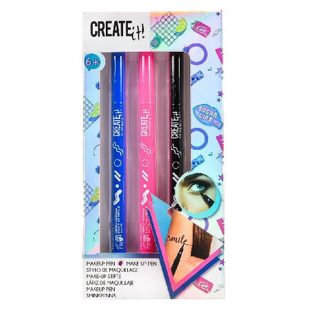 Create It! make-up pennenset Poptastic meisjes 3-delig