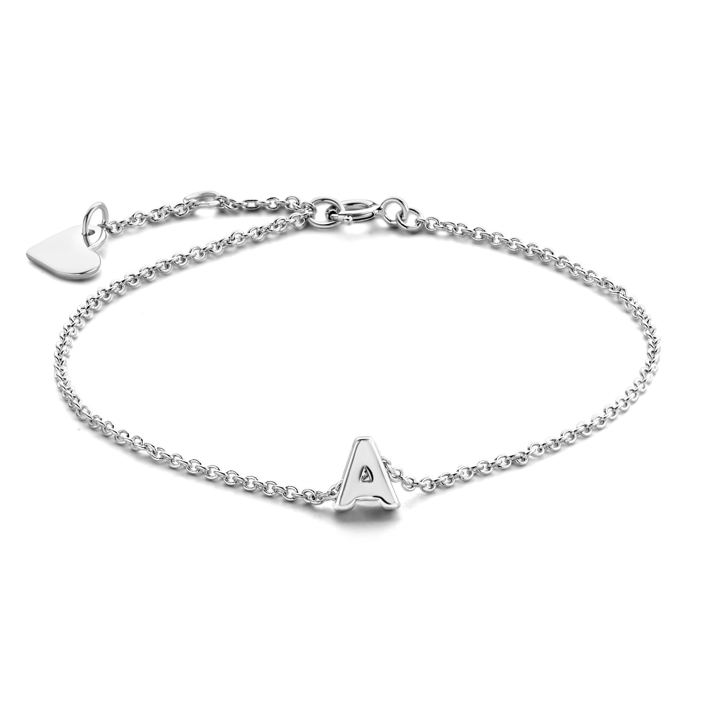 Selected Jewels Julie Céleste 925 Sterling Armband Initiale Silber