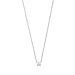 Selected Jewels Julie Céleste 925 sterling silver cube initial necklace