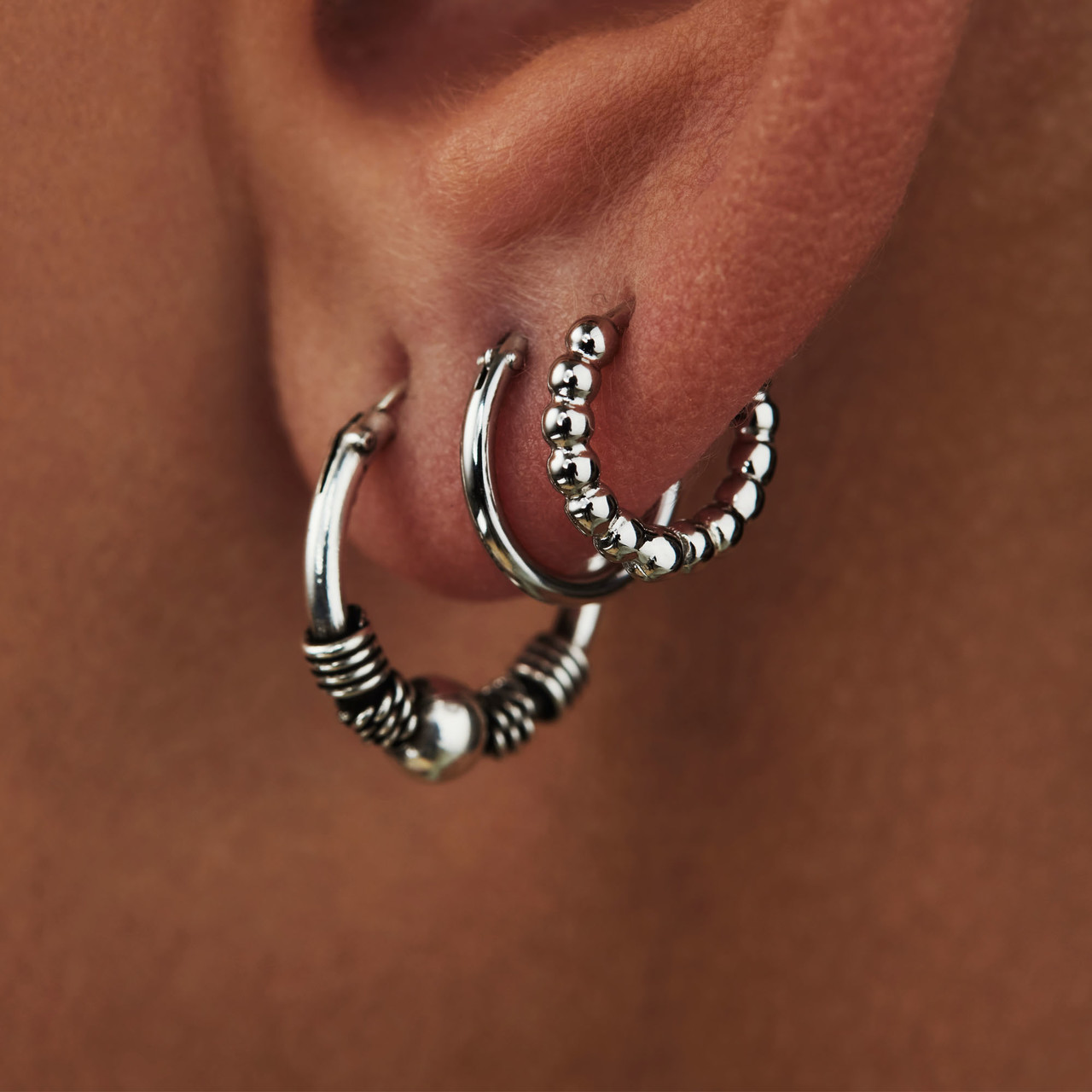 Selected Jewels - 925 zilveren set oorbellen
