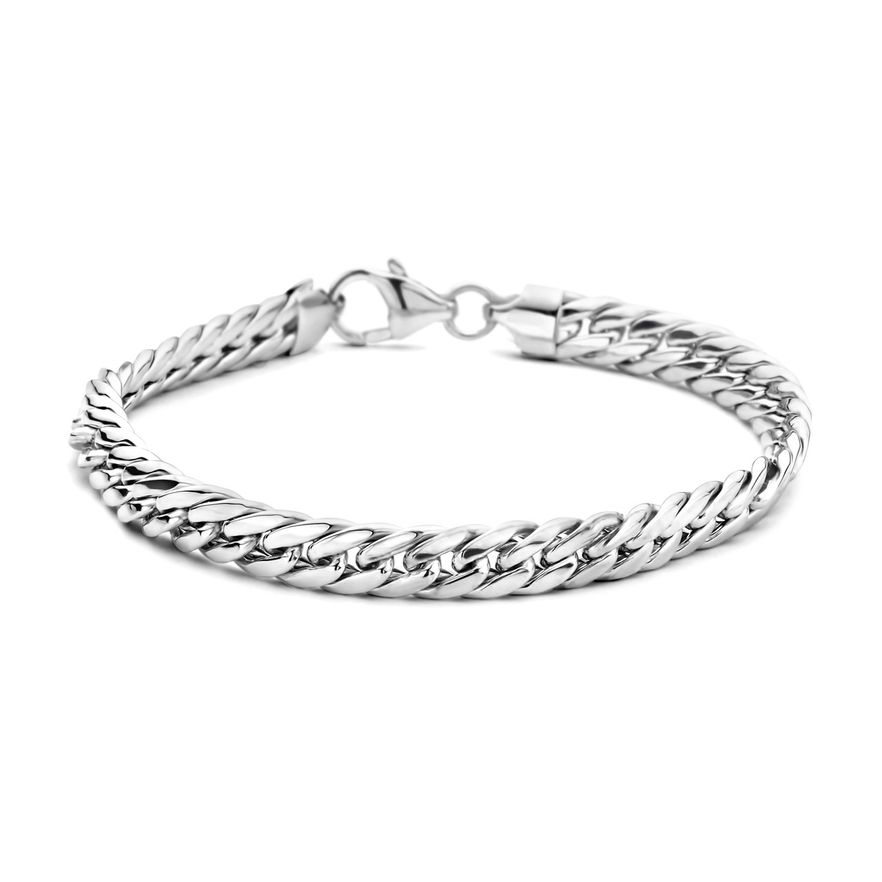 krom Vlek diepgaand Selected Jewels - 925 sterling zilveren armband SJ0210244