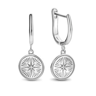 Selected Jewels Lená Rose 925 sterling silver hoop earrings