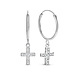 Selected Jewels Selected Gifts set orecchini in argento sterling 925 con croce