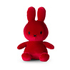 Nijntje / Miffy Nijntje Zittend Velvet Rood 23cm Nijntje / Miffy Nijntje Zittend Velvet Rood 23cm