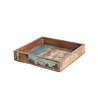 Dienblad 20x20x6cm gerecycled hout Dienblad 20x20x6cm gerecycled hout