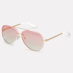 Le Specs HYPERSPACE BRIGHT GOLD / WHITE PINK GRAD