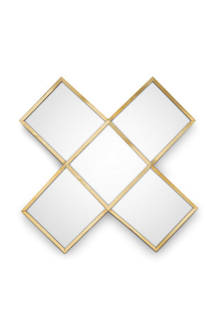 Vtwonen - Spiegel Kruis Goud 45cm Vtwonen - Spiegel Kruis Goud 45cm