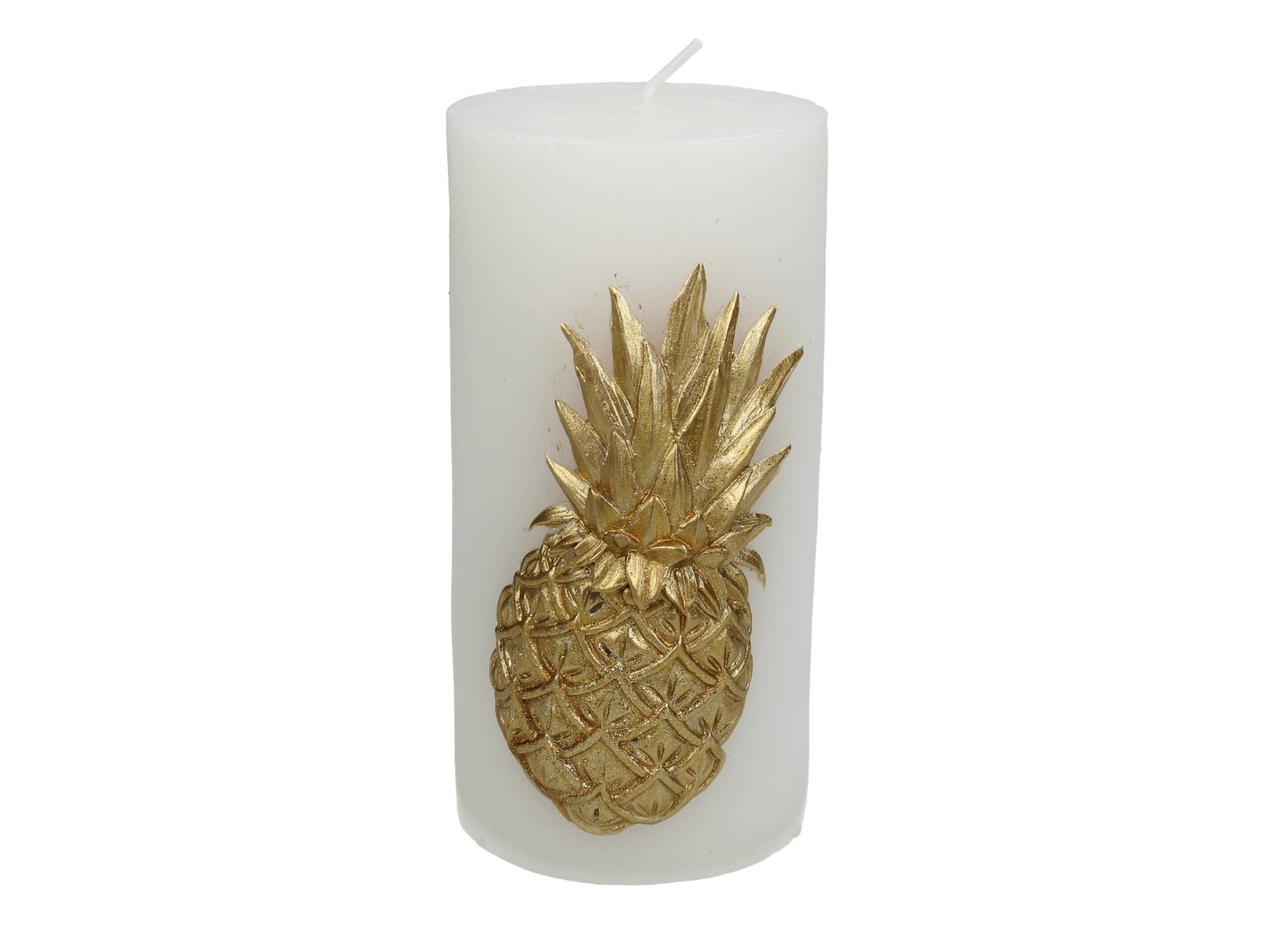 Wonderlijk Candle Pineapple Wax Wit 8x7x15cm - Melting Pot Amsterdam XP-59