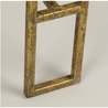 Melting Pot Bijzettafel Rond Goud Metaal met Spiegel 62x47x47cm Melting Pot Bijzettafel Rond Goud Metaal met Spiegel 62x47x47cm