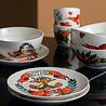 Pols Potten Schalen Tattoo Multicolor 17cm (set/4) Pols Potten Schalen Tattoo Multicolor 17cm (set/4)