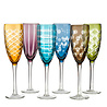 Pols Potten Champagneglazen Cuttings Multicolor H24cm (set/6) Pols Potten Champagneglazen Cuttings Multicolor H24cm (set/6)