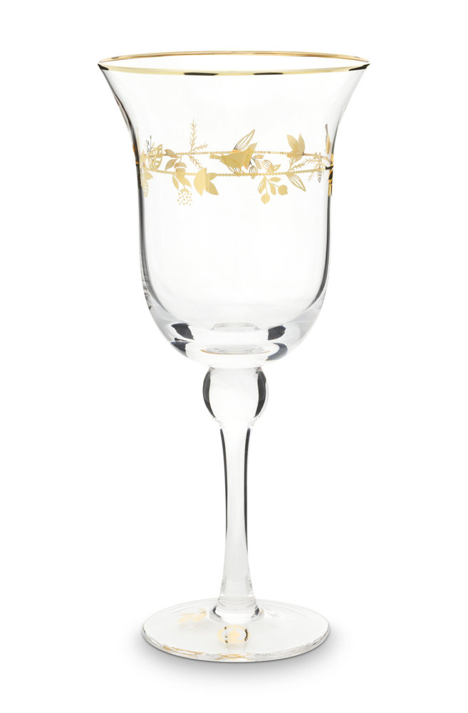 Vies Wirwar spoor Pip Wine Glass Winter Wonderland 360ml gold - Melting Pot Amsterdam