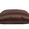 Melting Pot Melting Pot Satijn Velours Chocolade Bruin 45x45 Melting Pot Melting Pot Satijn Velours Chocolade Bruin 45x45