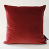 Melting Pot Melting Pot Effen Velours Kussen Framboos 45x45 Melting Pot Melting Pot Effen Velours Kussen Framboos 45x45