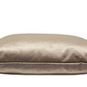Melting Pot - Melting Pot Effen Velours Kussen Taupe 45x45 Melting Pot - Melting Pot Effen Velours Kussen Taupe 45x45