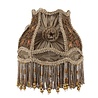 Melting Pot Lampenkap Baroque Clip Bruin H15cm Melting Pot Lampenkap Baroque Clip Bruin H15cm