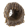 Melting Pot Lampenkap Baroque Clip Bruin H15cm Melting Pot Lampenkap Baroque Clip Bruin H15cm