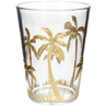 Melting Pot Glas Acryl Palmboom Gold 9.3x9.3x12cm Melting Pot Glas Acryl Palmboom Gold 9.3x9.3x12cm