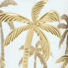 Melting Pot Glas Acryl Palmboom Gold 9.3x9.3x12cm Melting Pot Glas Acryl Palmboom Gold 9.3x9.3x12cm