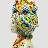 Melting Pot - Testa di Moro Vrouw Kroon en Tulband 43cm Melting Pot - Testa di Moro Vrouw Kroon en Tulband 43cm