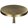 Melting Pot - Bijzettafel Rond Alumium Gold 39x39x59cm Melting Pot - Bijzettafel Rond Alumium Gold 39x39x59cm
