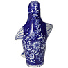Melting Pot - Beeldje Pinguin Delfts Blauw Porselein 21cm Melting Pot - Beeldje Pinguin Delfts Blauw Porselein 21cm