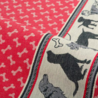 Bunzlau Castle Bunzlau Castle Handdoek Honden Rood 53x60cm Bunzlau Castle Bunzlau Castle Handdoek Honden Rood 53x60cm