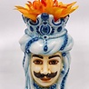 Melting Pot - Testa di Moro Keramiek Man Blue Knight 14cm Melting Pot - Testa di Moro Keramiek Man Blue Knight 14cm
