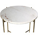 Melting Pot Bijzettafel Rond Wit Marmer Topblad dia 40cm Melting Pot Bijzettafel Rond Wit Marmer Topblad dia 40cm