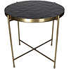 Melting Pot Bijzettafel Rond met Zwarte Mosaic Tegels 2 Maten dia 40 en 50cm Melting Pot Bijzettafel Rond met Zwarte Mosaic Tegels 2 Maten dia 40 en 50cm