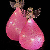 Melting Pot Glitter Engeltjes met Led Lampjes 3 maten in 4 kleuren Melting Pot Glitter Engeltjes met Led Lampjes 3 maten in 4 kleuren