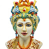 Melting Pot - Testa di Moro Vrouw Kroon en Tulband 43cm Melting Pot - Testa di Moro Vrouw Kroon en Tulband 43cm