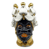 Melting Pot - Testa di Moro Zwarte Prins echt Goud 43cm