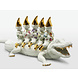 Lammers en Lammers Born To Be Wild Flowerbomb met Gouden Mutsen 18x52cm Lammers en Lammers Born To Be Wild Flowerbomb met Gouden Mutsen 18x52cm