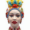 Melting Pot - Testa di Moro Vrouw met Verentooi 45cm Melting Pot - Testa di Moro Vrouw met Verentooi 45cm