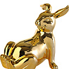 Pols Potten Spaarpot Bunny Belly shiny gold H22cm Pols Potten Spaarpot Bunny Belly shiny gold H22cm