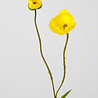 Melting Pot - Kunstbloem Poppy Spray (Klaproos) Iceland Geel 74cm Melting Pot - Kunstbloem Poppy Spray (Klaproos) Iceland Geel 74cm