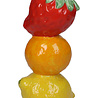 Melting Pot - Vaas Gestapeld Fruit Multicolor 10x8x20cm Melting Pot - Vaas Gestapeld Fruit Multicolor 10x8x20cm