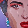 Melting Pot - Schilderij Frida Acryl op Canvas 90x120cm Melting Pot - Schilderij Frida Acryl op Canvas 90x120cm